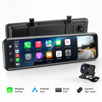 DriveMirror Pro 9.36” – Oglindă Auto Smart cu Wireless CarPlay, Android Auto și Cameră Față-Spate