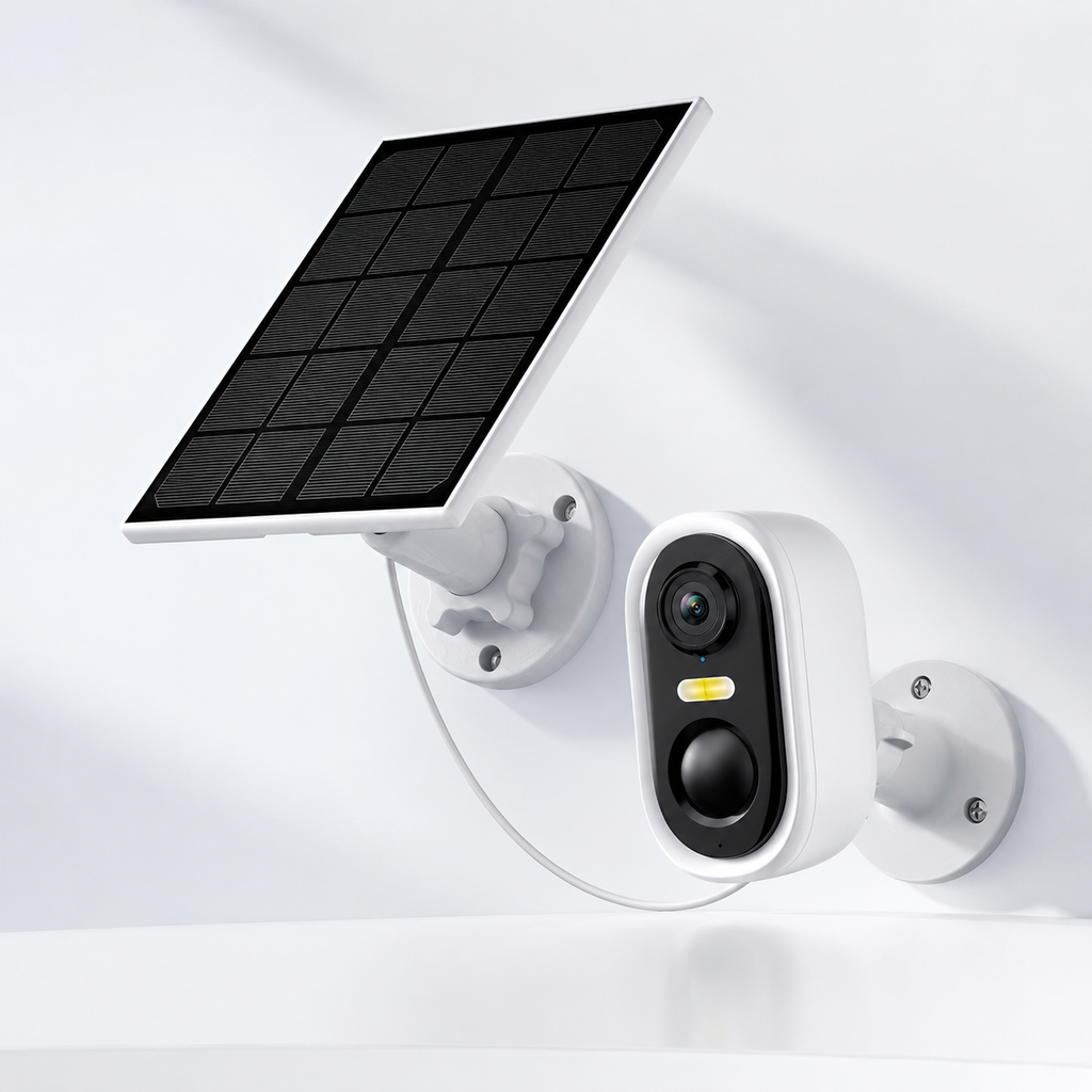 SolarGuard Vision 3MP – Cameră de Supraveghere Exterior Wireless cu Panou Solar, Detectare AI, Vedere Nocturnă Color, Audio Bidirecțional și Protecție IP65