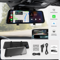 DriveMirror Pro 9.36” – Oglindă Auto Smart cu Wireless CarPlay, Android Auto și Cameră Față-Spate