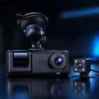Cameră Auto Față-Spate HD 1080P cu 3 Obiective și Marșarier
