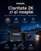 Philips 2K Ultra HD – Wi-Fi, Aplicație Mobilă și Monitorizare Parcare