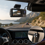 Cameră Auto Față-Spate cu 3 Canale, Full HD 1080P