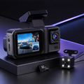 Cameră Auto Față-Spate cu 3 Canale, Full HD 1080P
