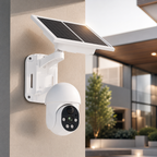 Cameră de Supraveghere Solară WiFi pentru Exterior 1080P HD – Monitorizare Inteligentă, Vedere Nocturnă, Audio Bidirecțional, Detectare Mișcare și Control din Aplicație