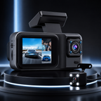 Cameră Auto Față-Spate cu 3 Canale, Full HD 1080P